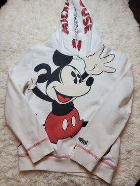 Disney White Red Black Mickey Mouse Hoodie